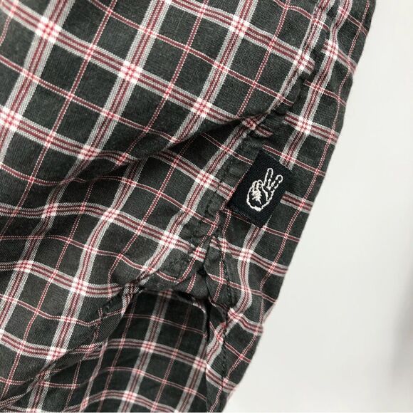 John Varvatos Mens Shirt Size Medium Green Plaid Button Down - Picture 5 of 8